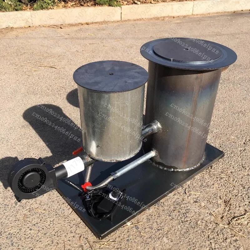 

Hot air stove, greenhouse breeding heating stove, waste oil combustion, waste engine oil, household outdoor use