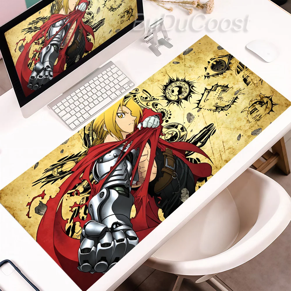 Anime Fullmetal Alchemist Mousepad Pad Mouse Gaming Gamers Large Desk Mat Keyboard Gamer Complete Carpet Kawaii Pc Accessories