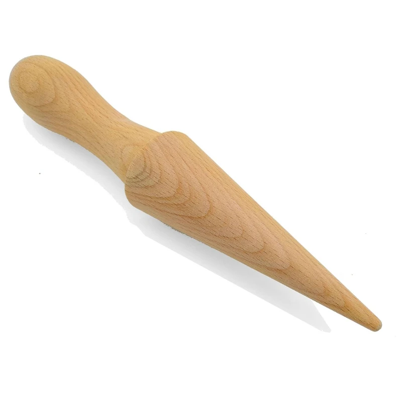 Eco-Freindly Natural Beech Pizzelle Cone Roller Easy to Operate Housewares