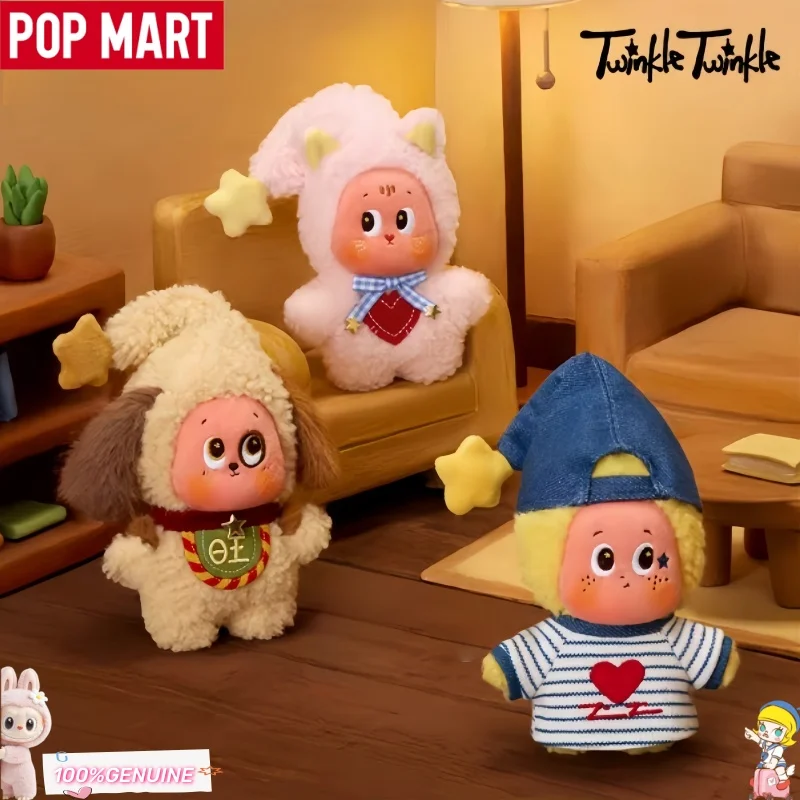 POP MART Twinkle Twinkle Crush On You Series, Peluche Colgante, Caja Sorpresa, Juguetes, Figura de Acción de Anime, Caja Misteriosa, Regalo de San Valentín