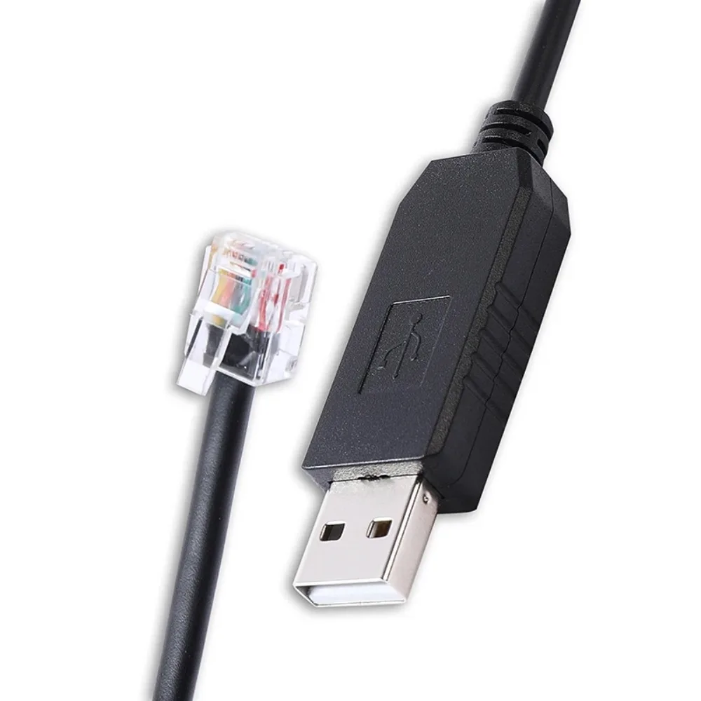 Console Communication Cable FTDI USB RS232 to RJ12 6P6C Serial Debug Cable for Dyness A48100 B48100 B51100 Lithium Battey