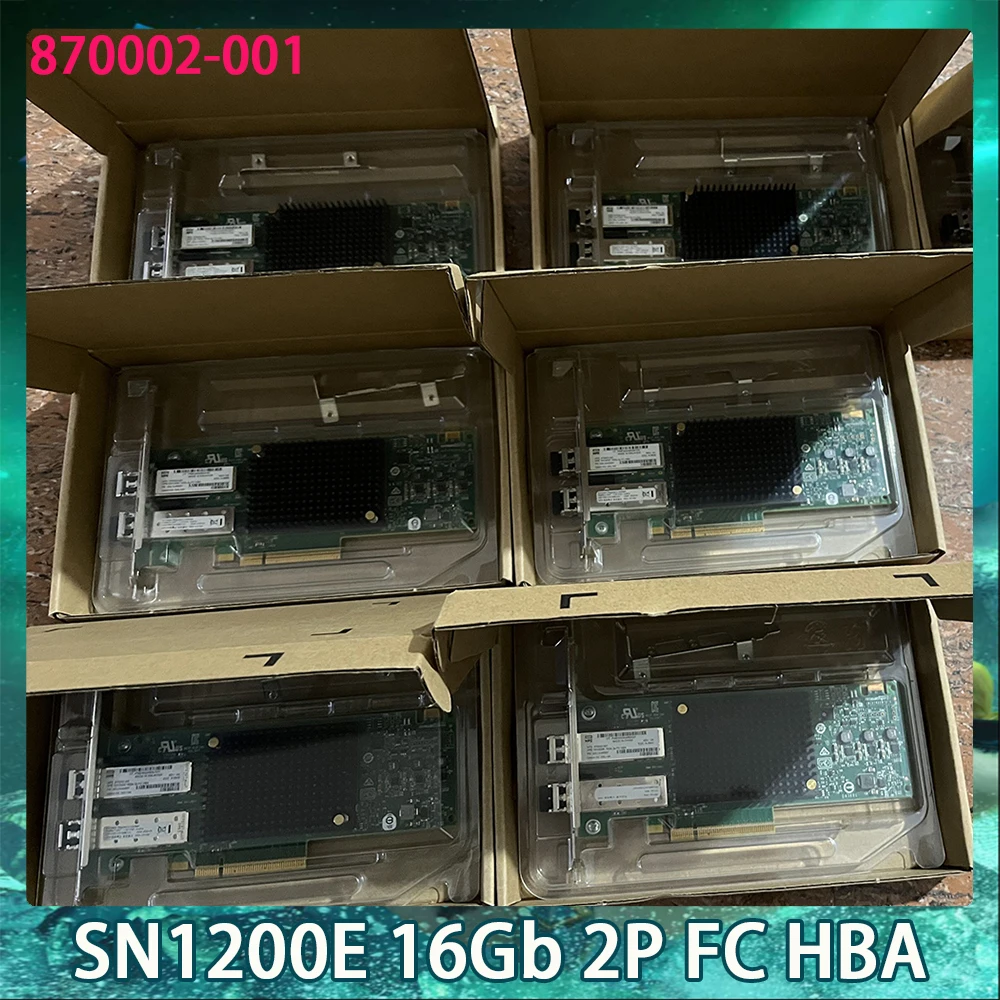 870002-001 For HP Q0L14A For HPE SN1200E 16Gb 2P FC HBA Card Optical Line Card Fast Ship Works Perfectly High Quality