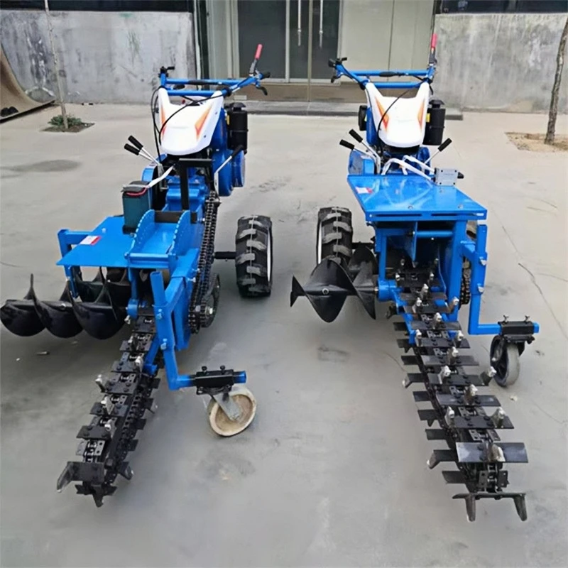 Factory Supply Hand Held Trench Digging Machine Chain Trencher Mini Trencher for Sale - view 5