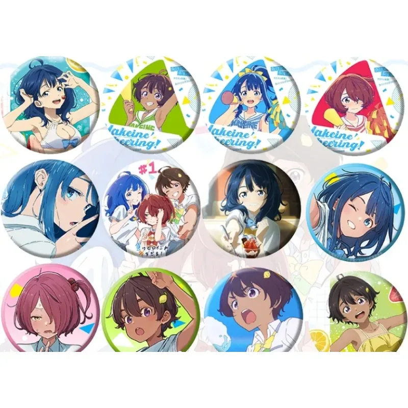 Makeine: Too Many Losing Heroines! Badge Xiaoju Zhihua Anime Peripherals Cute Originality 58mm Badge Back Packaging Accessories