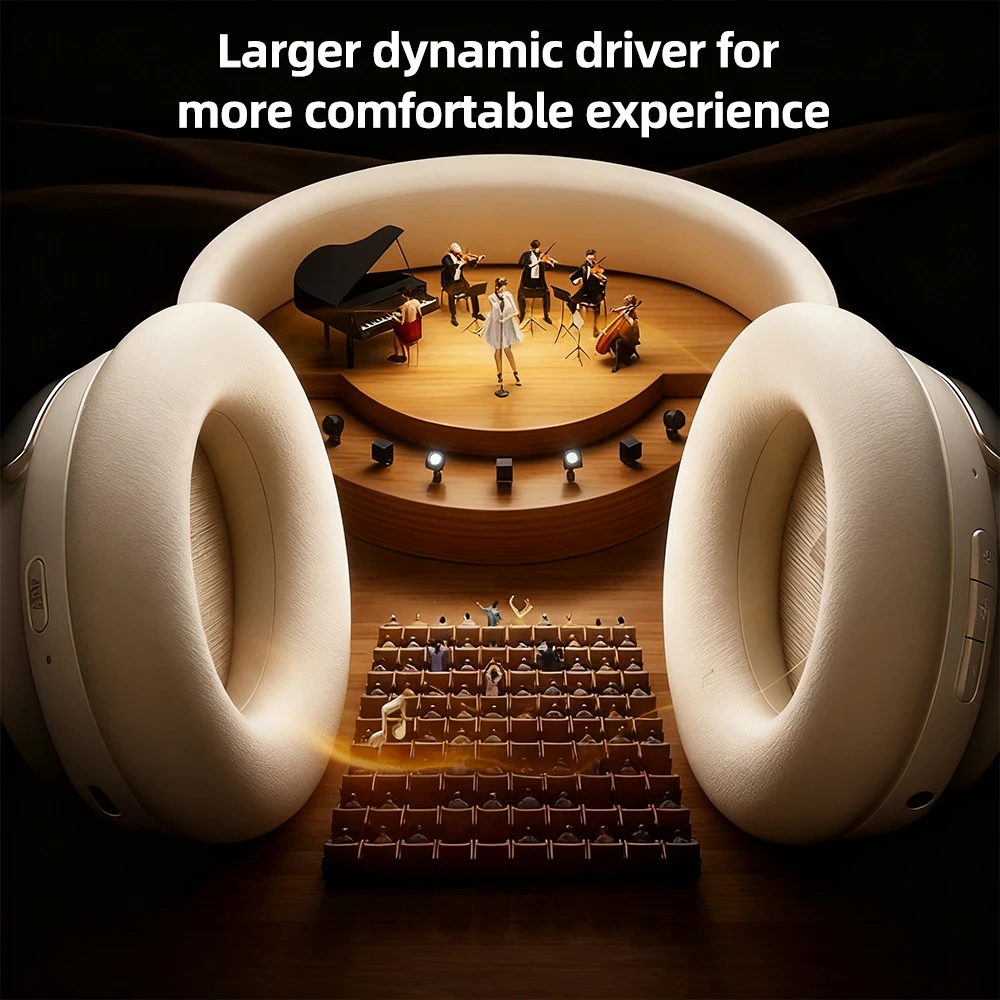 سماعات بلوتوث لاسلكية من Xiaomi فوق الأذن، سماعة ألعاب رياضية هاي فاي ستيريو قابلة للطي وخفيفة الوزن مناسبة لهاتف سامسونج آيفون #3