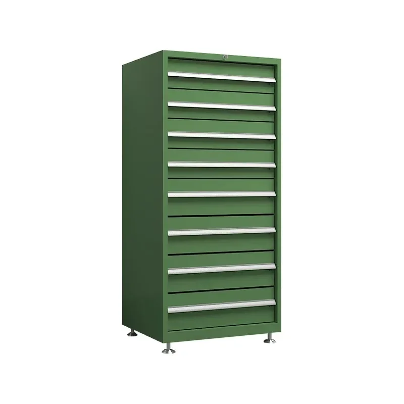 Heavy-duty eight-pump floor-to-ceiling tool cabinet  thickened with split pieces for workshop use Five-drawer tool cabinet