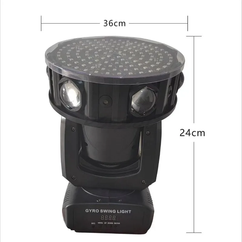 150W Large Pendulum Laser Rain Shake Headlamp KTV Disco Bar Beam Light LED Colorful Rotating Atmosphere Light