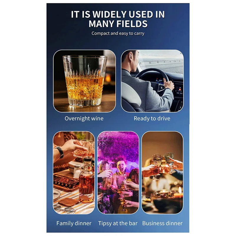 

B84B-Breath Alcohol Tester Alcohol Meter Blow-Type Alcohol Tester For Drunk Driving Measurement