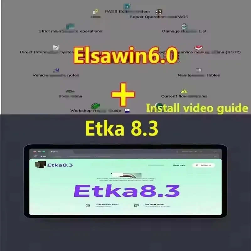 

Newest ETK A 8.3 Group Vehicles Electronic Parts Catalogue until 2025 years For V/W+AU/DI+SE/AT+SKO/DA etka 8.5 Multi-Languages
