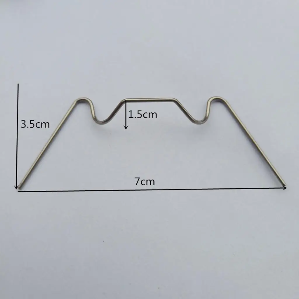 Stainless Steel W Shaped Greenhouse Glazing Clip Glass Pane Fixing Accessory Secure Fastener for Mini Greenhouses