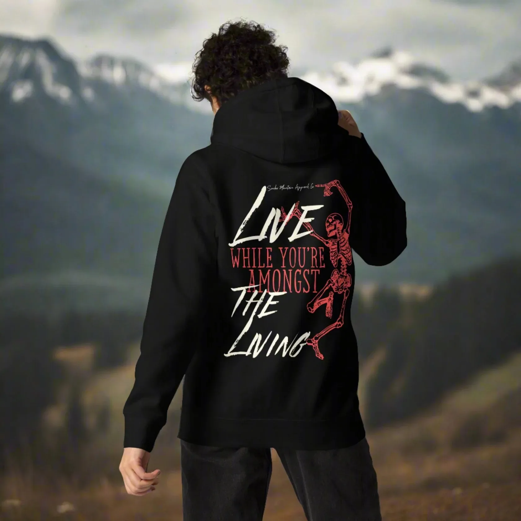 

2025 Autumn and Winter Amongst The Living Tattoo Hoodie High-end Luxury Is for Both Men and Women Top Y2k