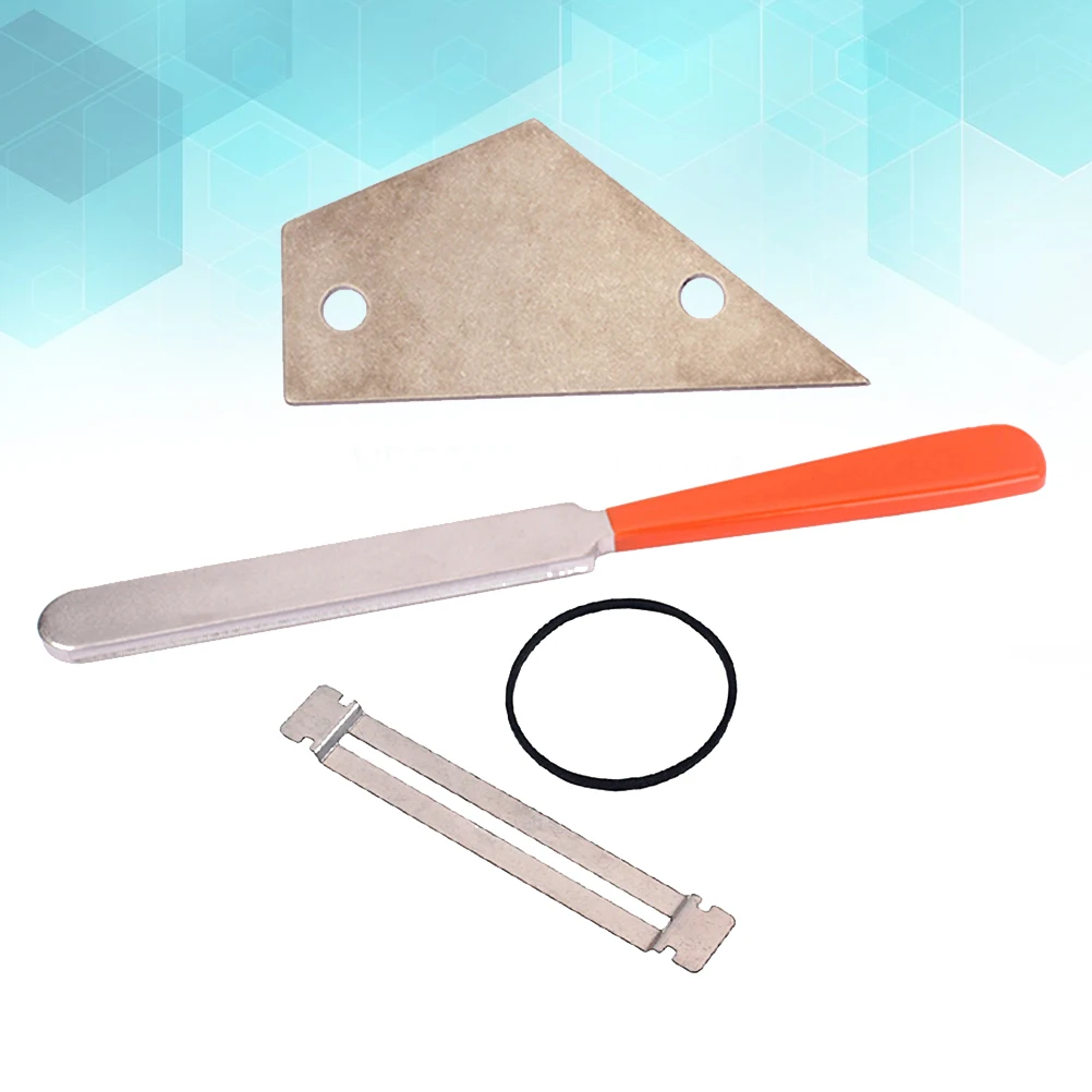 

4 Pcs/set Guitar Fret Crowning File Guitars Leveling Tool Tools for Kit Silver