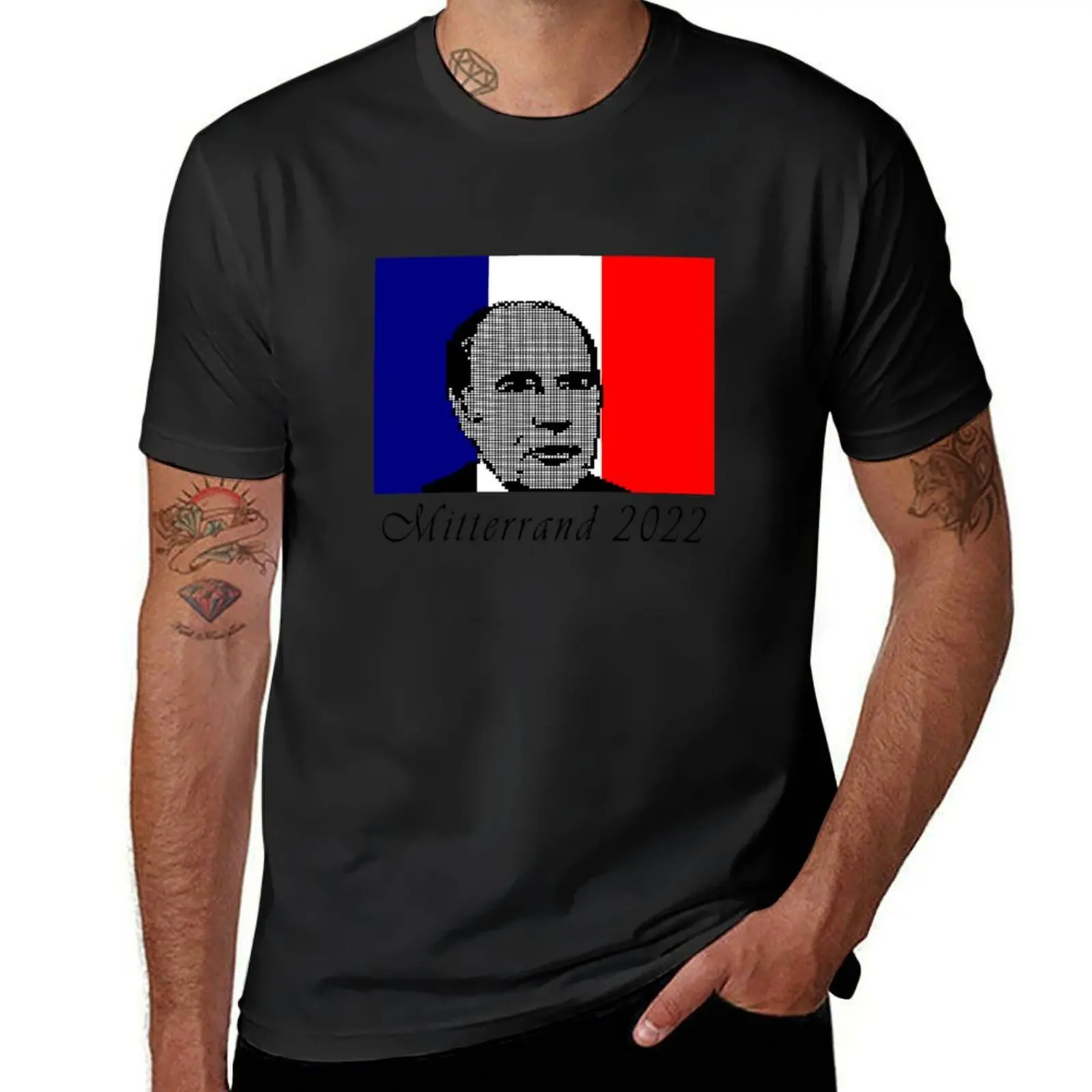 

Mitterrand 2022 T-Shirt cute tops Aesthetic clothing summer tops oversizeds tshirts for men