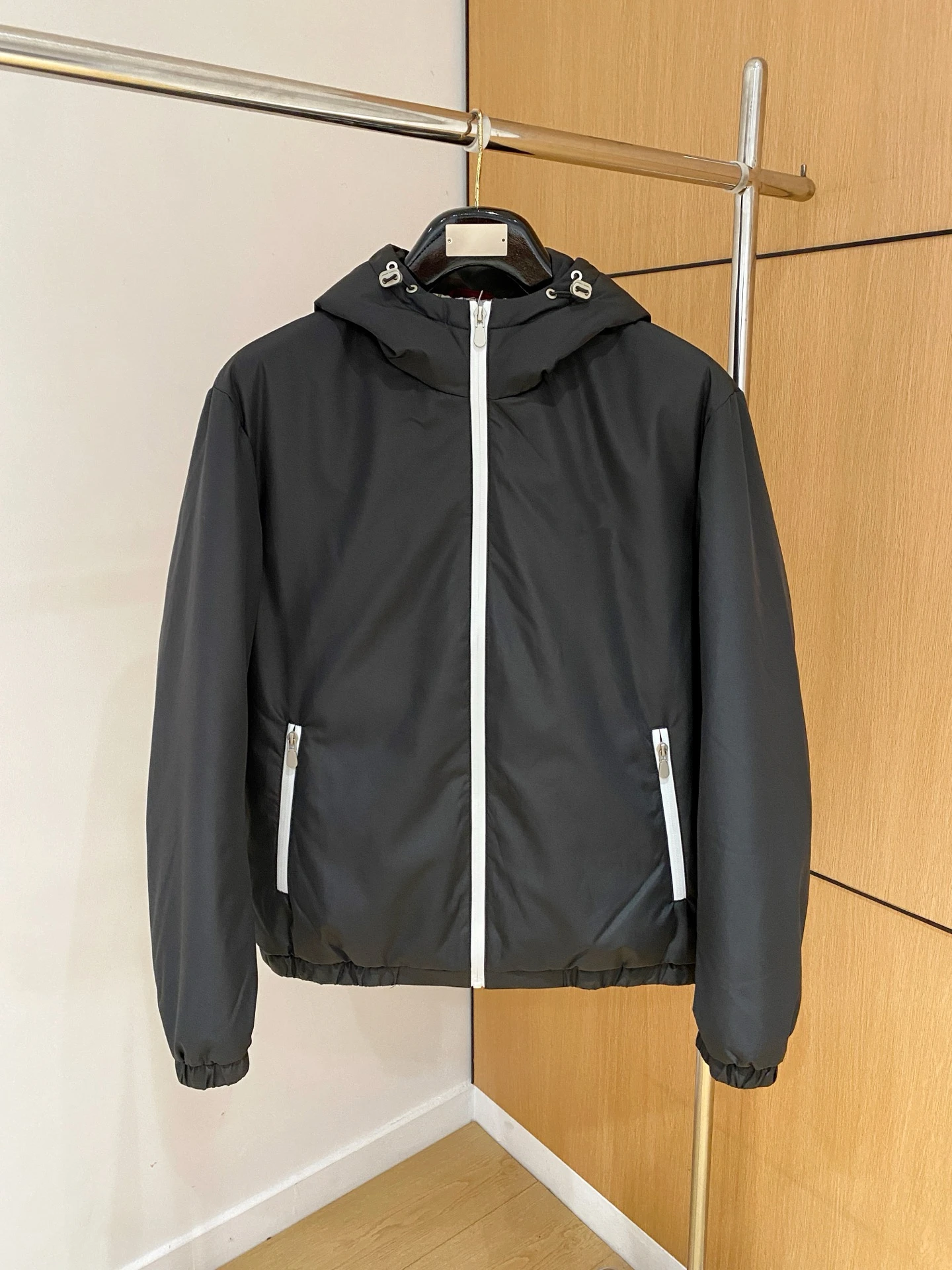 

Мужская повседневная куртка-ветровка ntleman BC Version с капюшоном, ветрозащитная, водонепроницаемая, осенне-зимняя, модная, городская, приталенного кроя