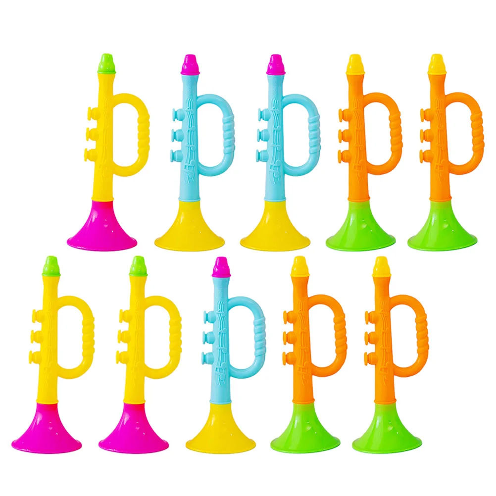 12 Pcs Trumpet Toy Football Toys Cheering Horns Noise Maker Outdoor Blow Air Child