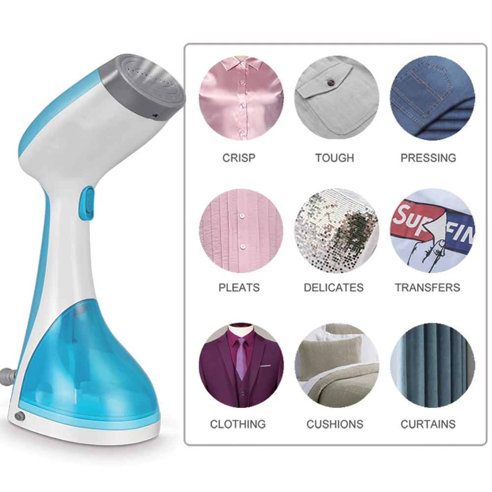 Handheld Garment Steamer Travel 1400W Household Fabric Steam Iron 220ml Mini Portable Vertical Fast-Heat For Clothes Ironing