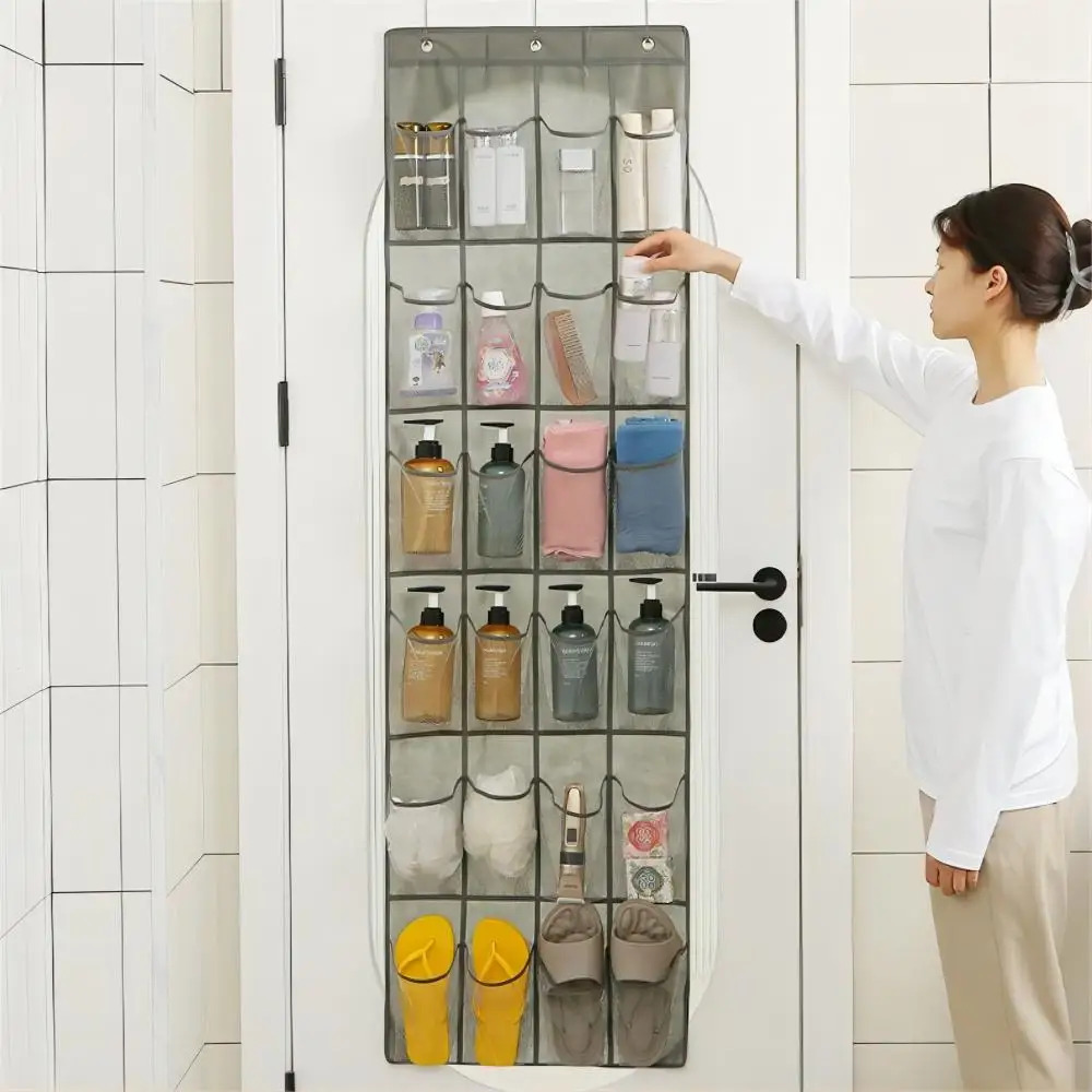 Многофункциональная подвесная сумка для хранения за дверью, большая вместительная обувь, шкаф для закусок, всякая всячина, сортировка, видимая сумка-органайзер