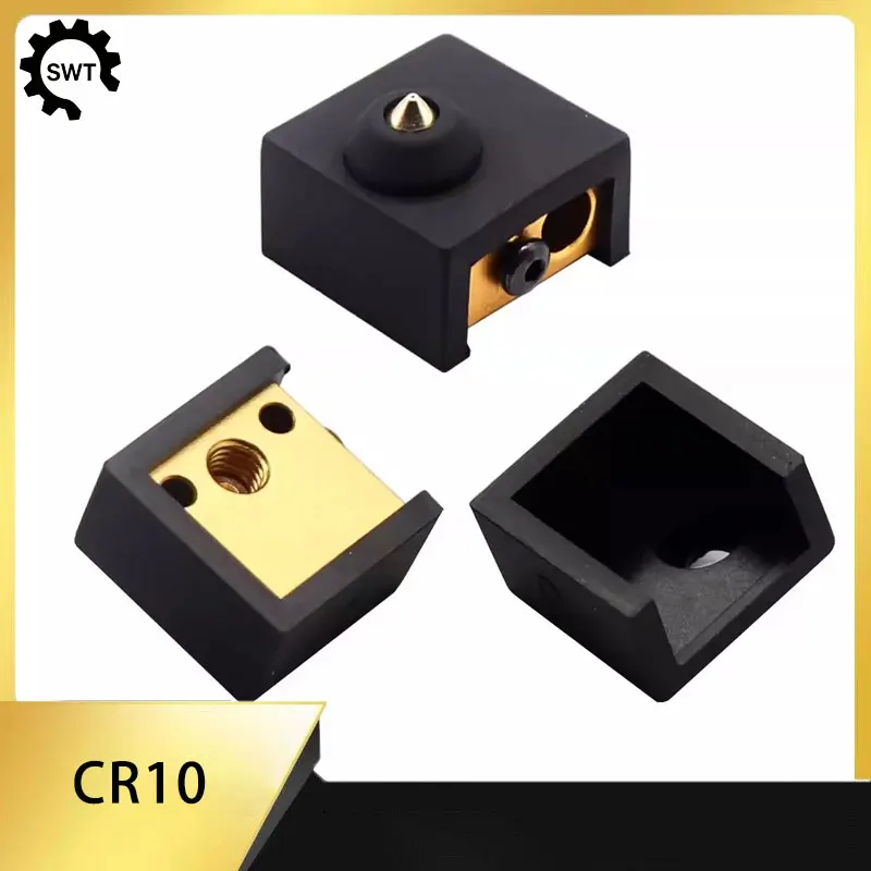 MK8 Silicone Sock Heater Block Insulation Cover For Creality Ender 3 CR10 3D Printer Hotend Extruder Thermal Protection Sleeve