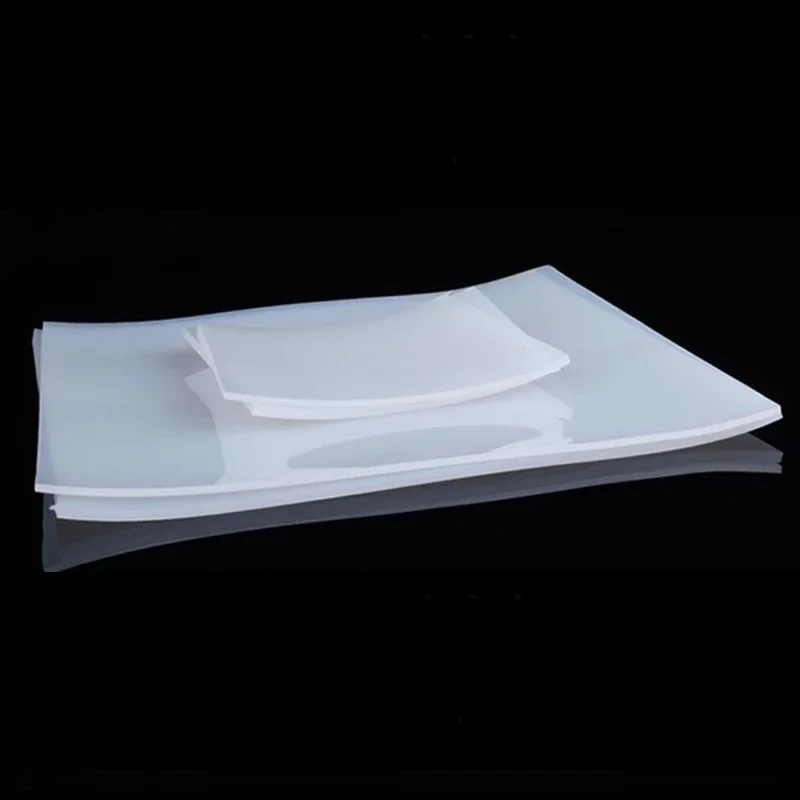 White Silicone Rubber Sheet Clear Silicone Sheet Mat Silicone Sheeting For Heat Resistance Thk0.5/1/1.5/2/3/4/5mm