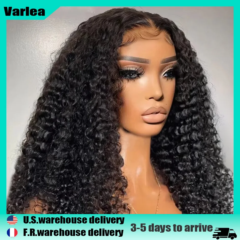 

Varlea Short Bob Wigs Curly Deep Wave Lace Front Wig 13x6 Curly Wigs Water Wave Human Hair Wig 5x5 Hd Lace Closure Wig For Women