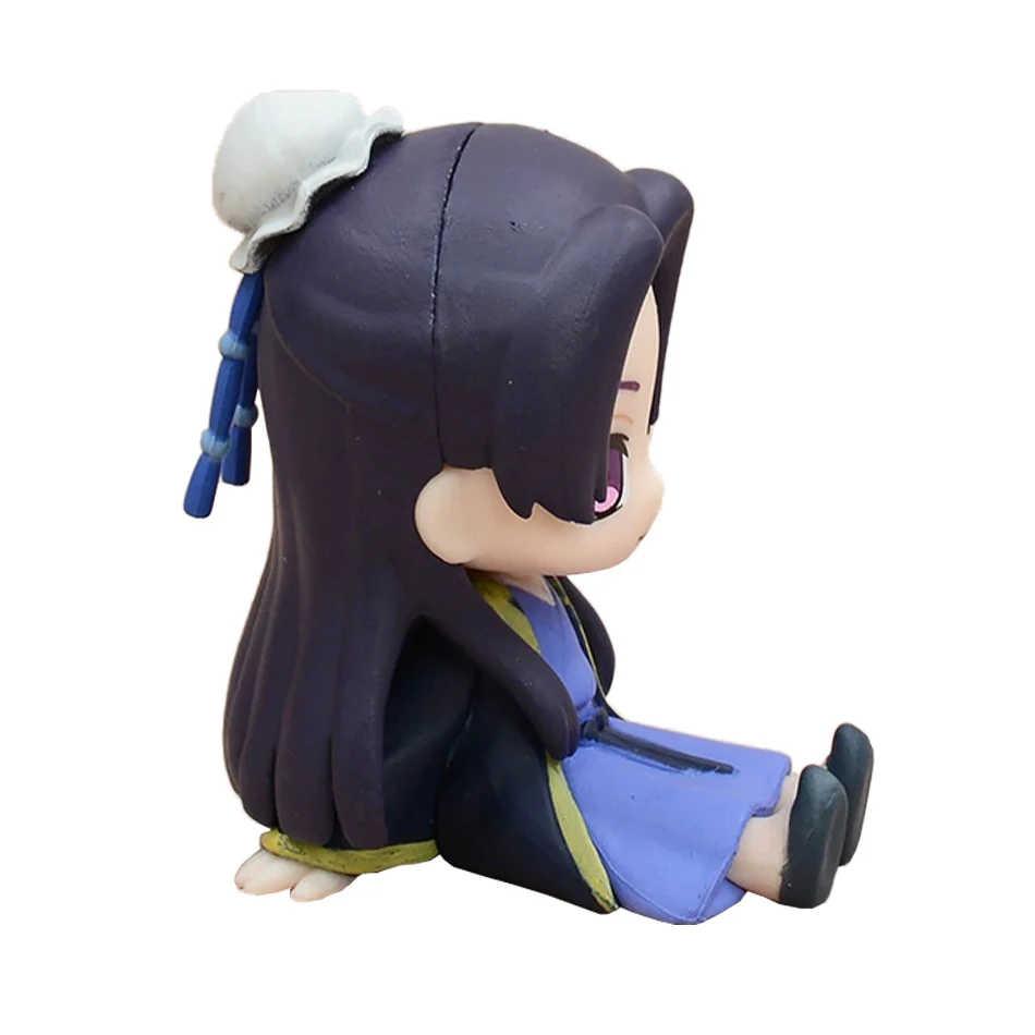 Figurka anime w stylu Q, z serii Dzienniki Aptekarza, Maomao Jinshi, mini, kawaii, siedząca, ozdoba na biurko, do samochodu, model, prezent.