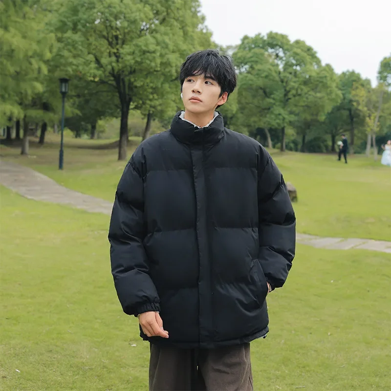 

Новая модная универсальная ветрозащитная нейтральная хлопковая куртка для пар, походов, кемпинга, морозостойкая двусторонняя куртка