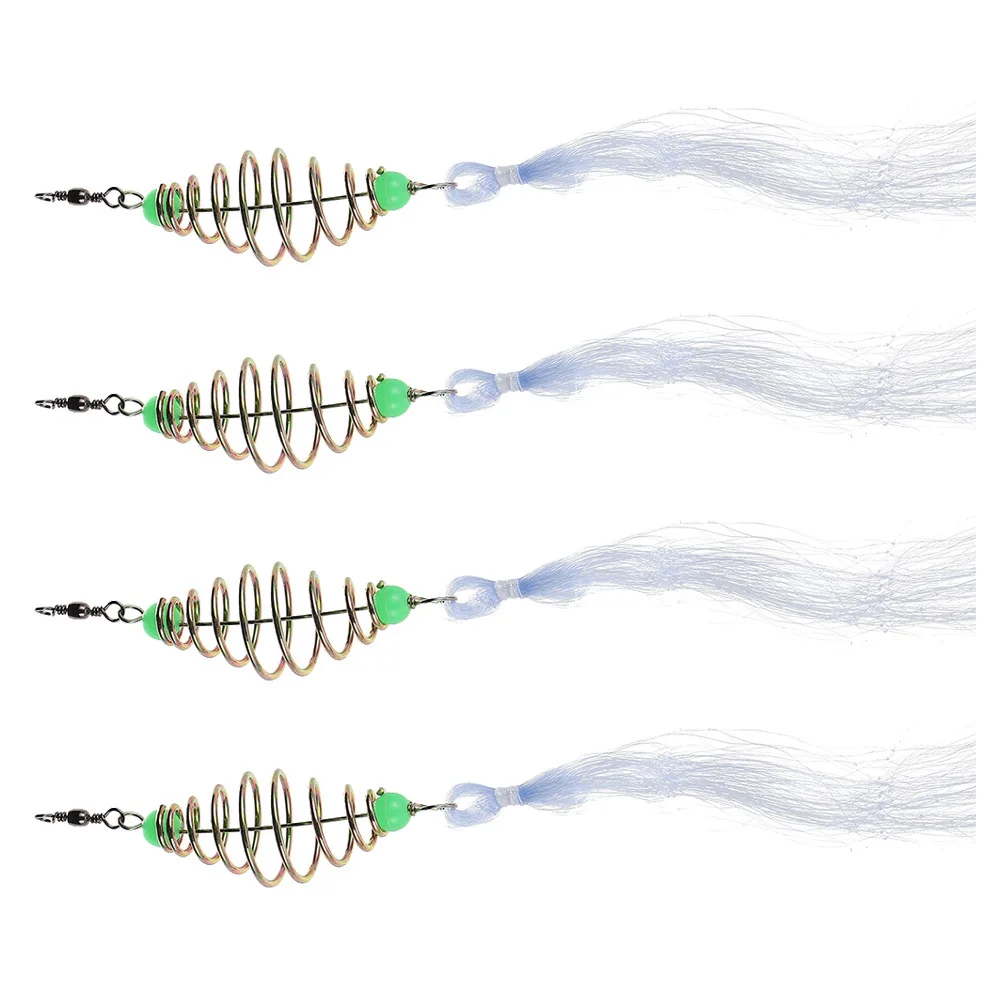 

4Pcs Professional Fish Trap Durable Nylon Mesh Convenient Fishing Accessory Waterproof Labor-Saving Fishing Net