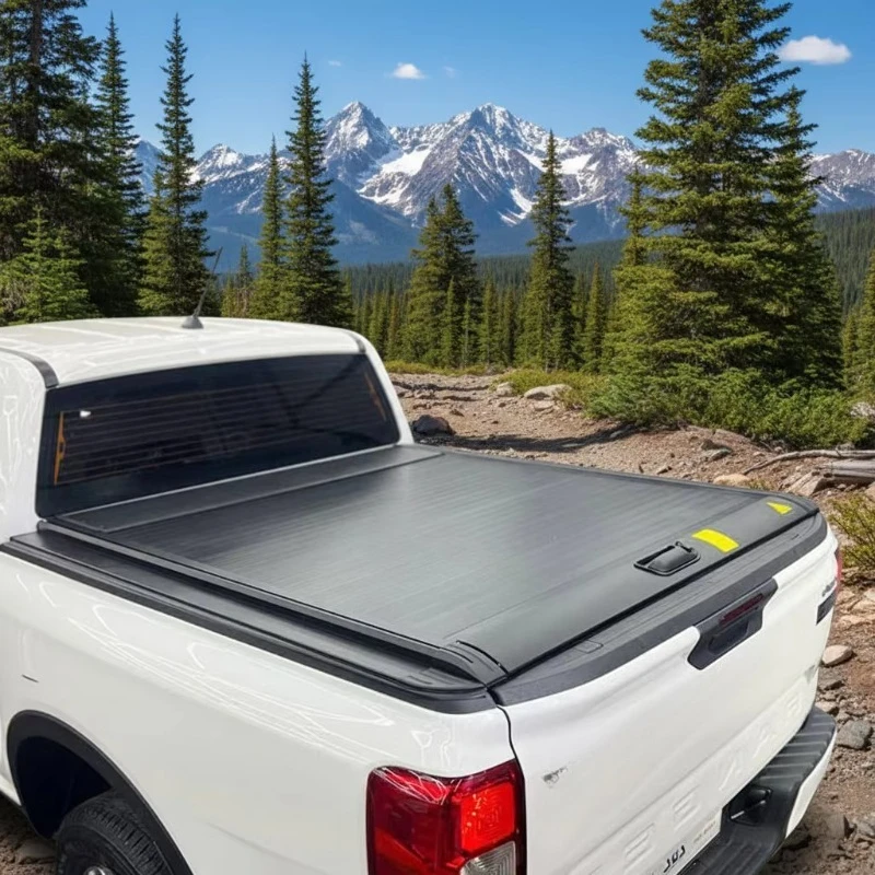 

Krono Wild New Aluminum Alloy Waterproof 8ft Manual Pickup Tonneau Bed Cover 2500 3500 2015+ Retractable Truck Kit