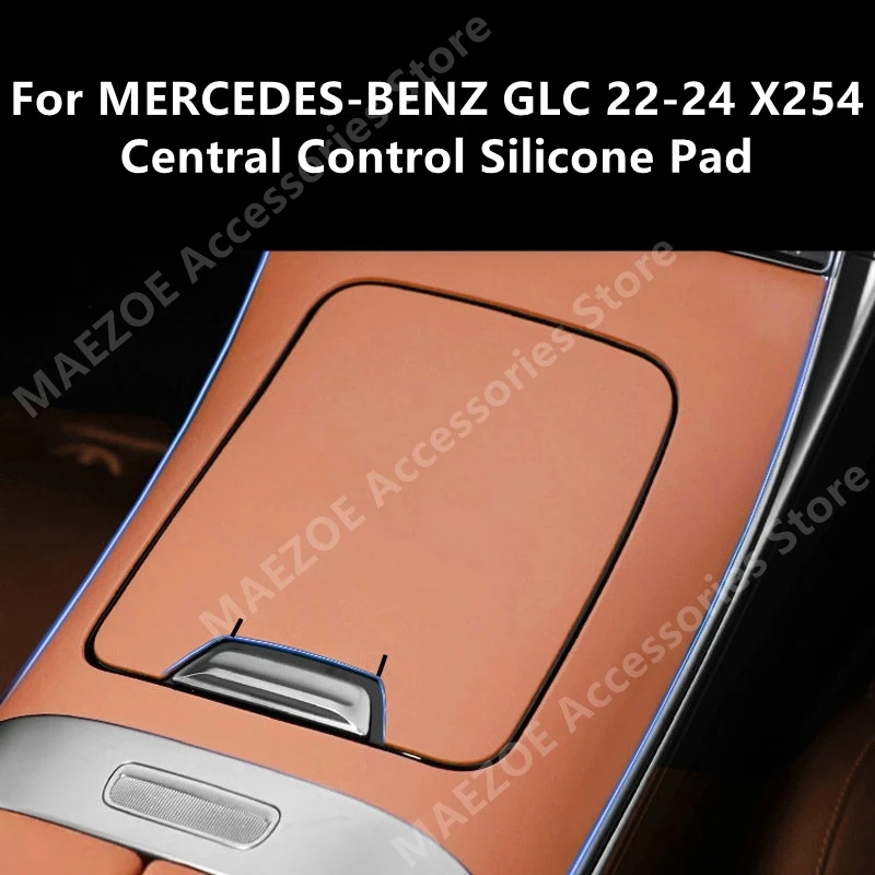 

For MERCEDES-BENZ GLC 22-24 X254 Central Control Silicone Pad,Car Interior Decoration Modification Accessories Refit