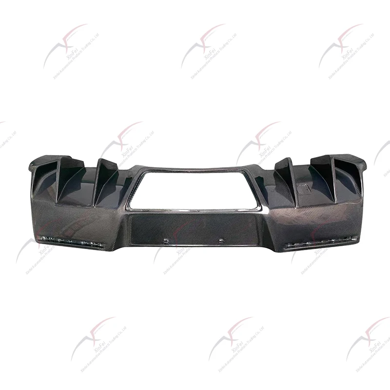 Suitable for Corvette C7 2016-2019 rear diffuser, rear spoiler, rear lip carbon fiber decorative modification accessories