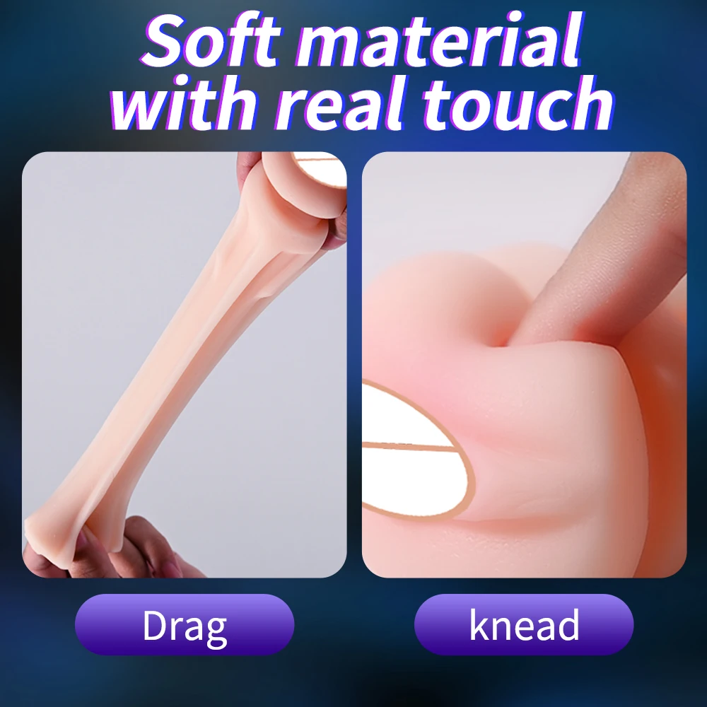 Male Masturbation Cup Oral Sex Blowjob Sucking Cup Pocket Pussy Vagina up Masturbate Equipment Anal Sex Toys Adult Goods for Men view 3