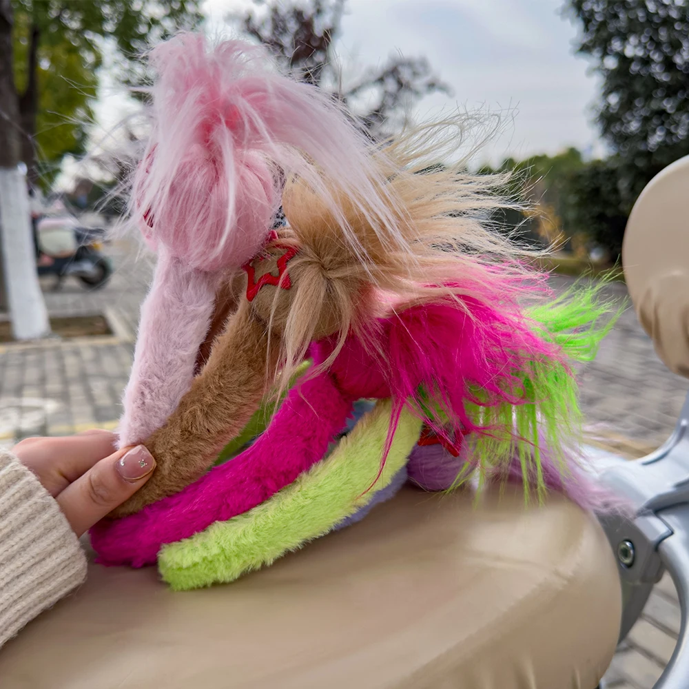 Plush Ugly Doll Hairband Women Creative Funny Headband Cute Wash Face Hoop Winter Hair Accessories