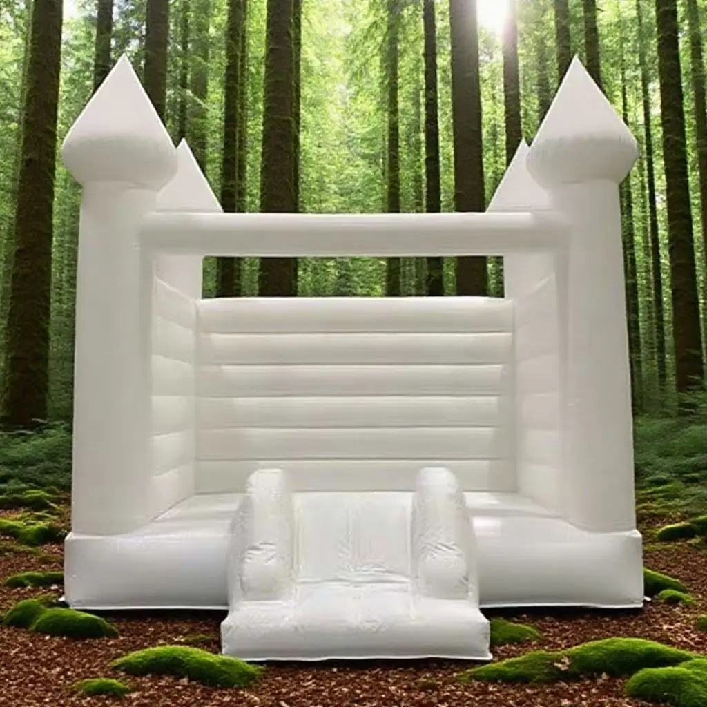 

outdoor Inflatable castle Birthday Gift 1-6 Years Old PVC Mini Inflatable Castle Children's Toy Castle with blower