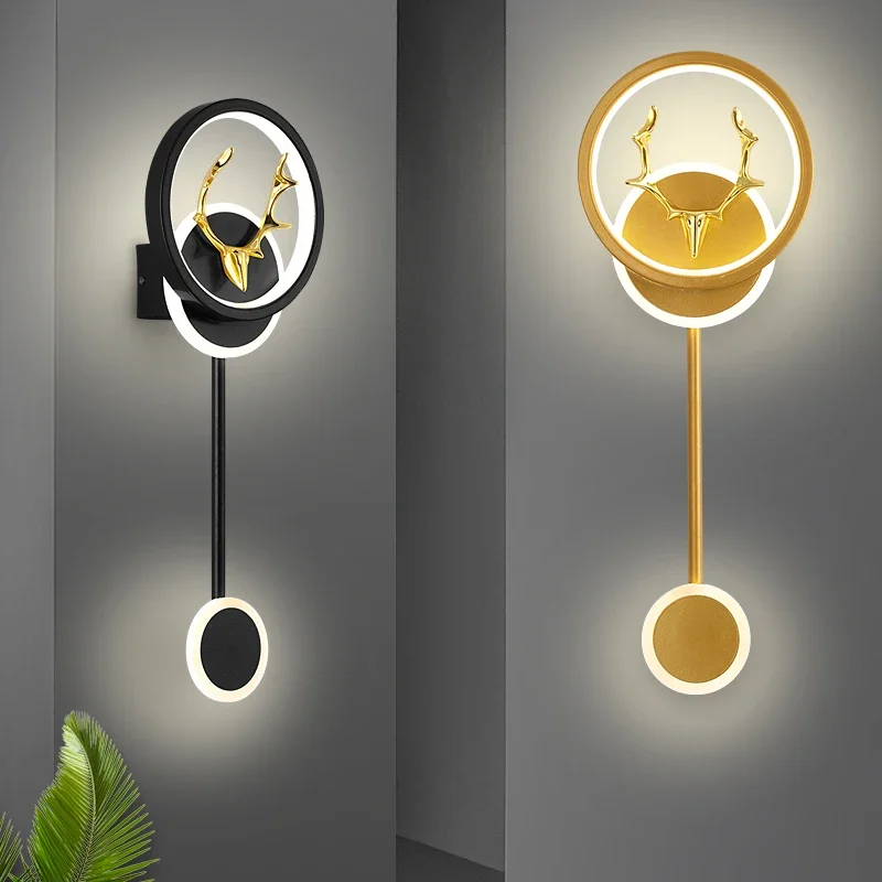 

Nordic LED wall lamp modern light luxury indoor lighting decor wall sconces for living room bedroom bedside