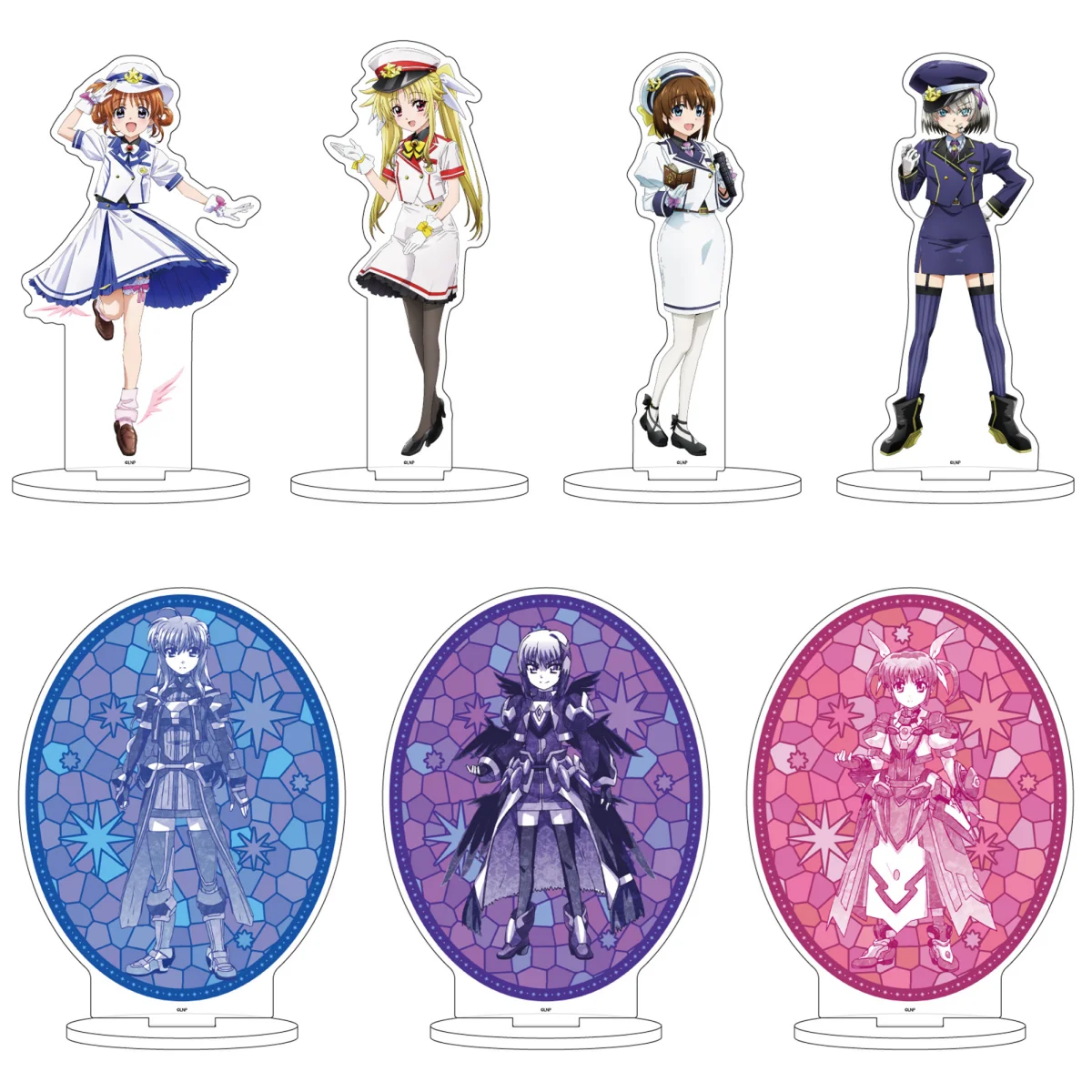 

15cm Anime Magical Girl Lyrical Nanoha Acrylic Stand Model Cosplay Characters Ornament Accesorios Goods Collection Gifts