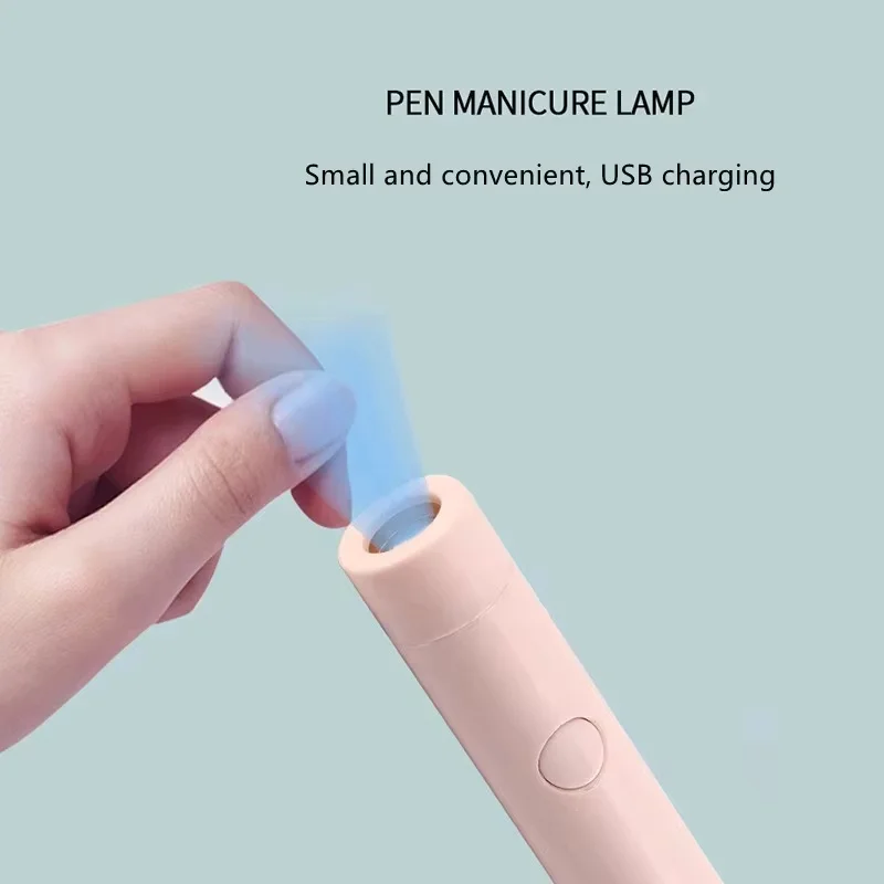 Tragbare tragbare UV-LED-Nageltrocknerlampe, schnell trocknendes Nail-Art-Licht für Schönheitssalons und den Heimgebrauch