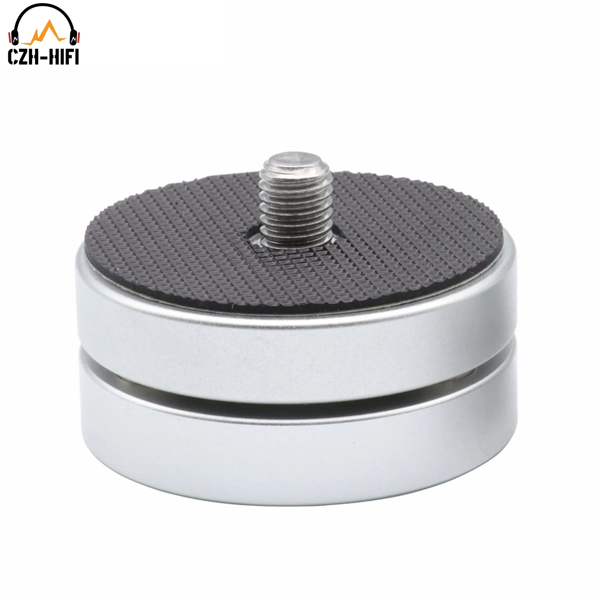 4 Stück 45 mm Aluminium-Magnesium-Legierung Isolationsständer Basis Spike Kegel Füße Pad Matte für Lautsprecher Verstärker DAC Plattenspieler Recorder – Detail 3