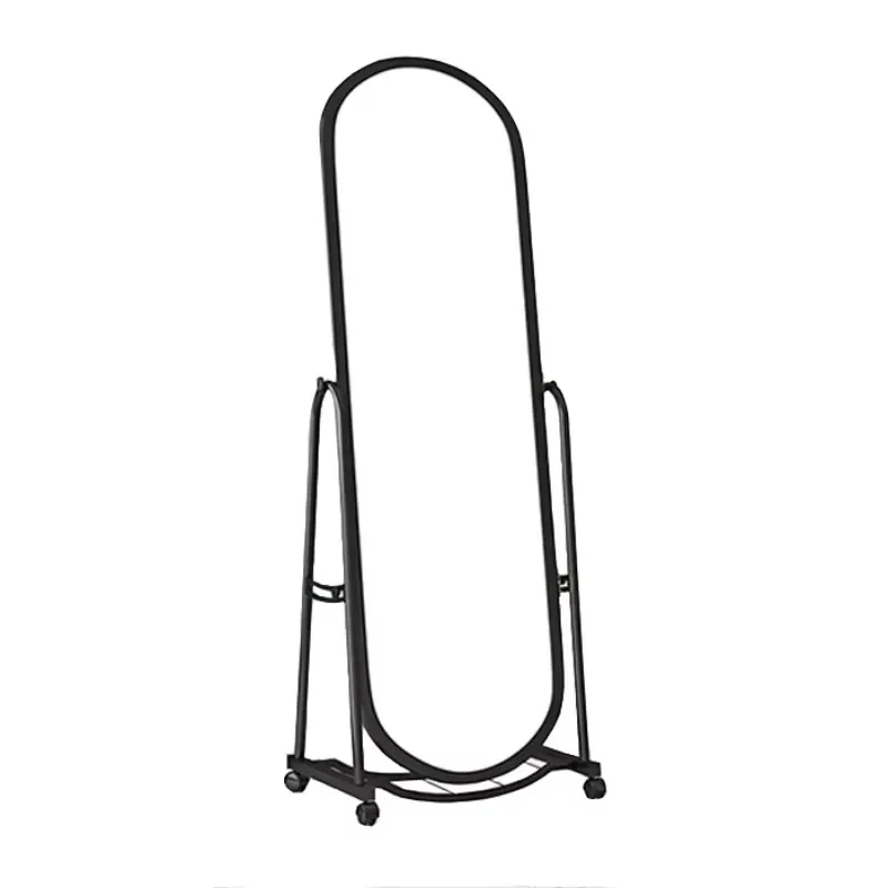 Stylish modern arched detachable floor mirror, student dormitory bathroom bedroom full-length makeup mirror
