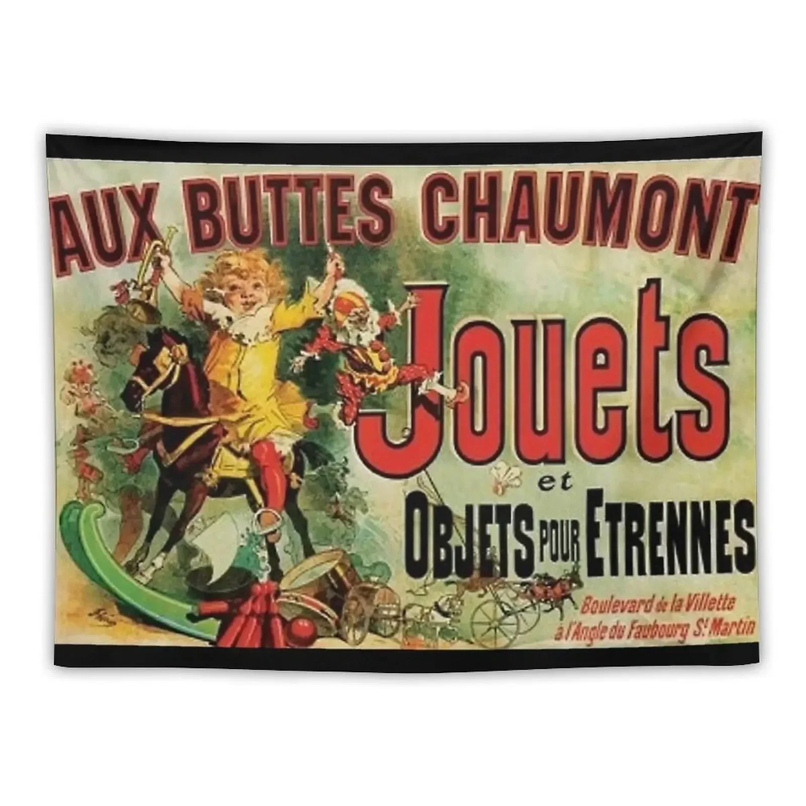 

Aux Buttes Chaumont Friends (PUBLIC DOMAIN) Tapestry House Decor Home Decor Accessories Tapestry