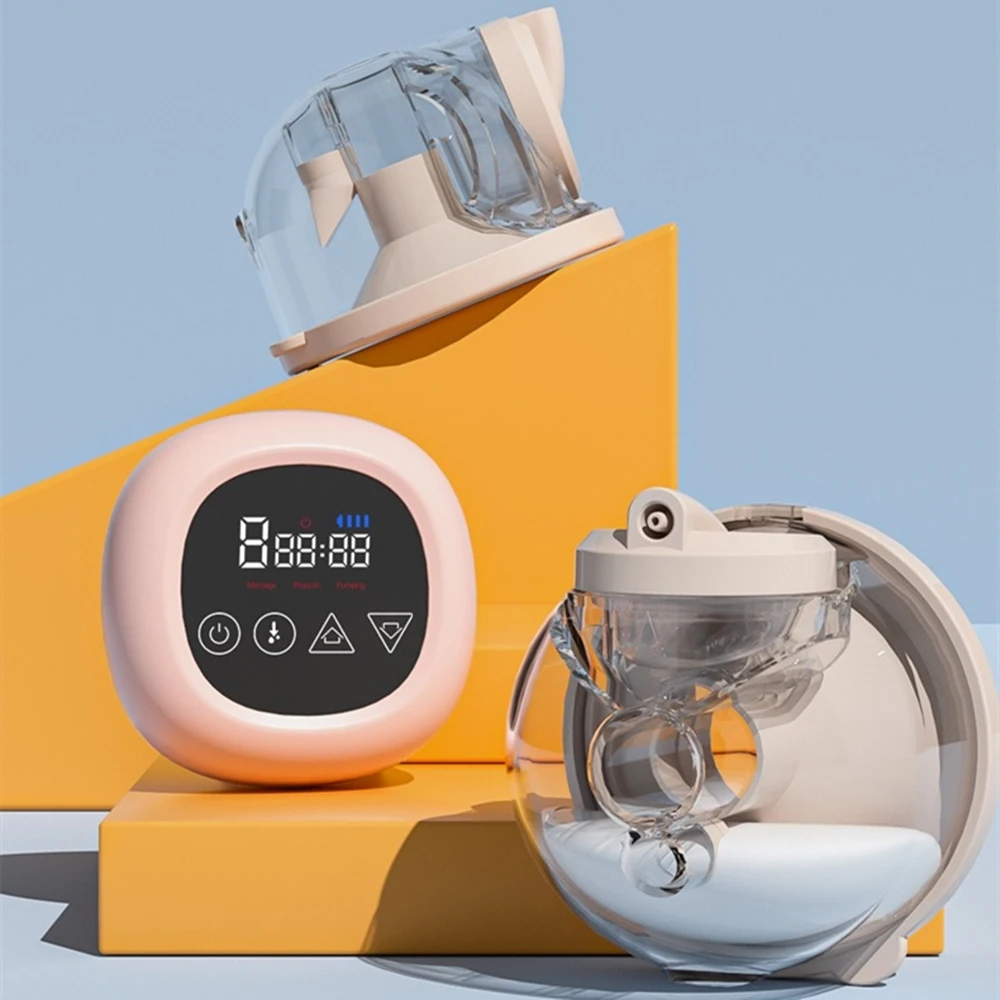 Double Electric Breast Pump Rechargeable Hospital-Grade Portable Pump with LED Display & Night Light, Quiet & Comfortable