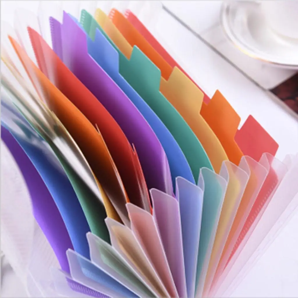 Akkordeonsortierer für den Schreibtisch, Dokumentenhalter mit 13 Fächern, Schreibtisch-Organizer