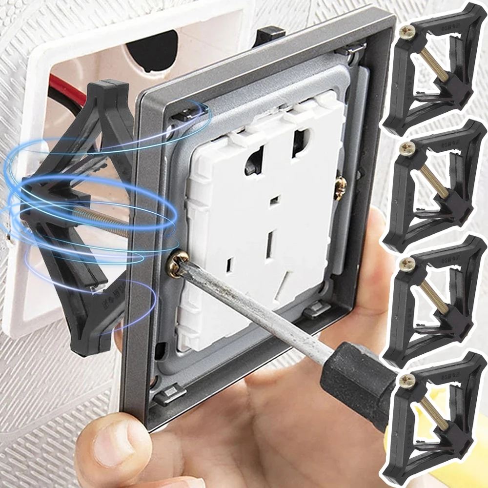 1-100PCS Type 86 Cassette Repairer Dark Box Switch Old Socket Boxes Replacement Fixed Support Rod Home Repair Tools Accessories