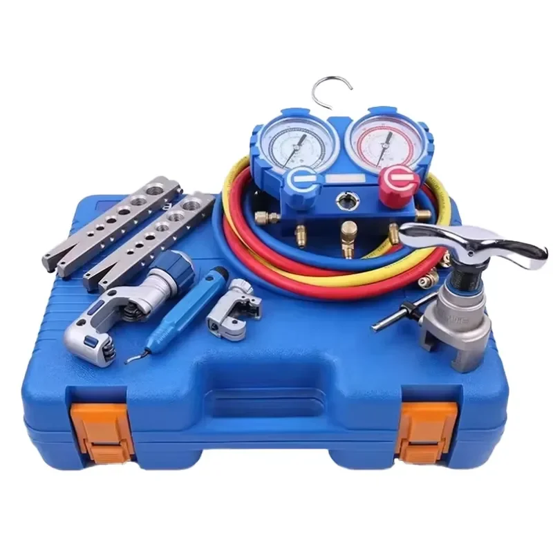 for High Quality HVAC Installation Kit Flaring Tools Pressure Gauges Pipe Cutters