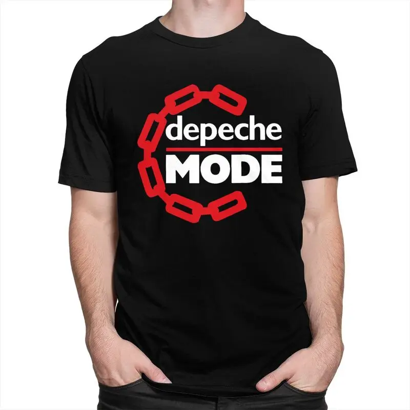Custom D-Depeche Cool Mode Electronic Rock T Shirt Men Short Sleeves Pure Cotton T-shirt Casual Tee Tops Fashion Tshirts