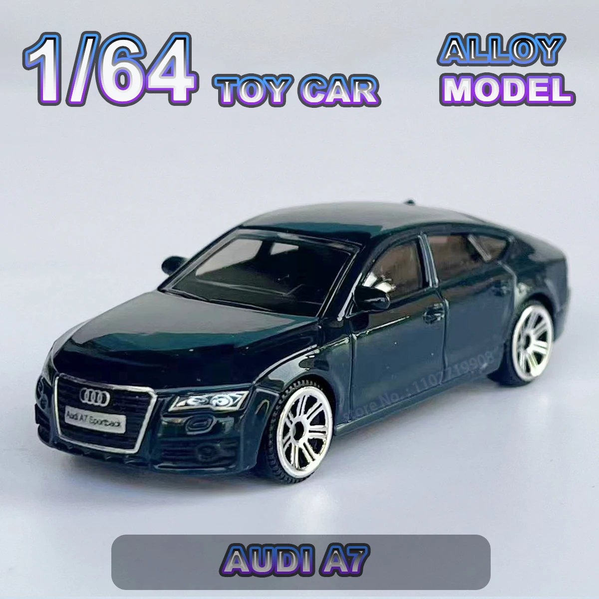 

AUDI A7 SPORTBAVK Replica, Diecast Car Model, Vehicle Interior Decor, Ornament, Xmas Gift for Kid, Boy Toy, 1/64 Scale