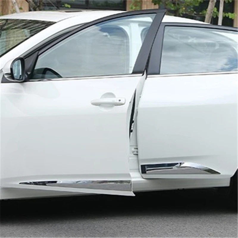 

WELKINRY For Nissan Sentra B18 8th Generation 2020-2025 Sylphy 4th Gen ABS Chrome Car Body Door Side Moulding Bar Cover Trim