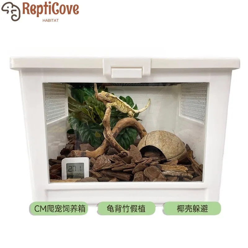 

Клетка для разведения питомцев CM с высокой прозрачностью и вентиляцией, для лягушек с рогами, ящериц, пауков, деревенских лягушек и других мелких животных