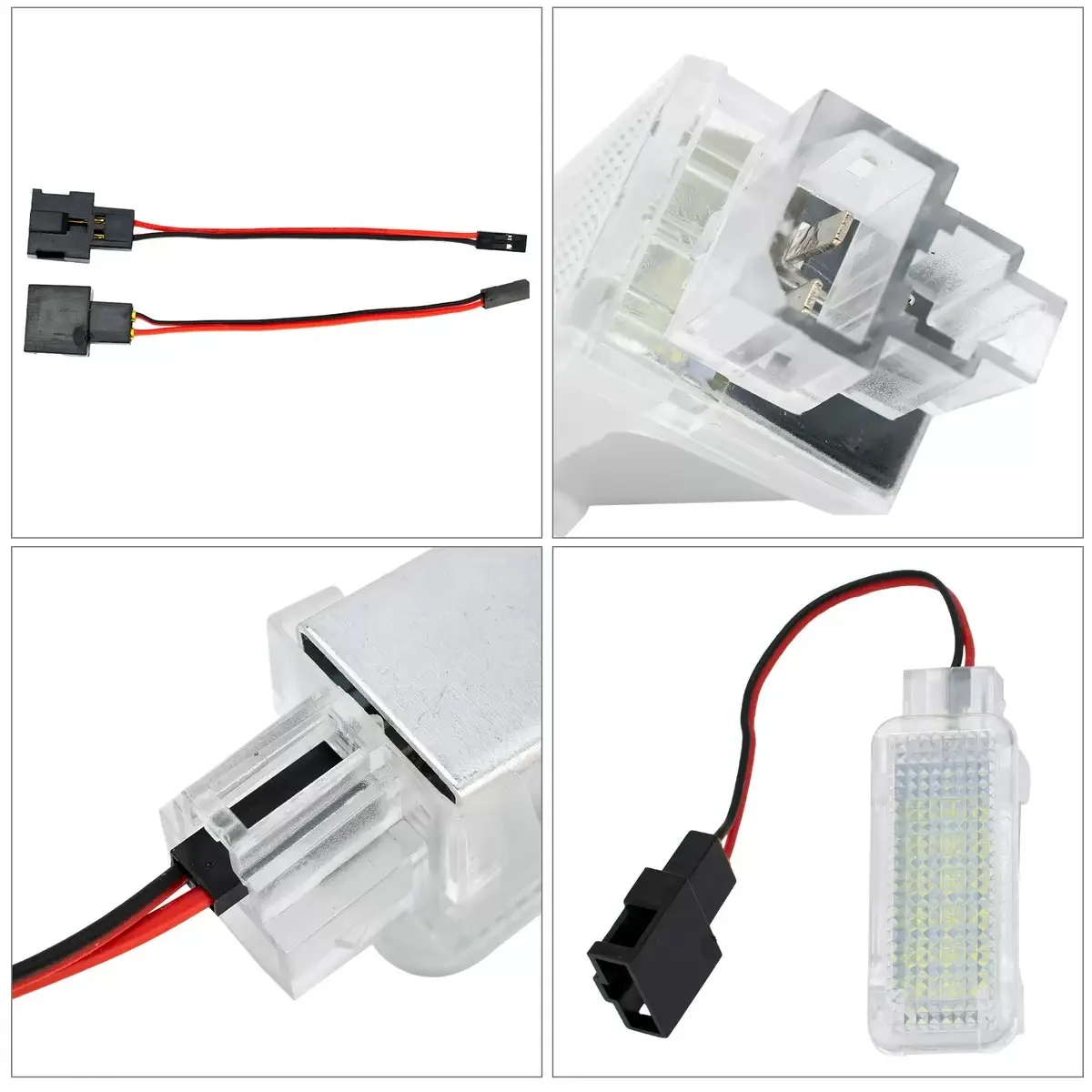 

Seven Colors Vehicle Warning for Audi A1 A6A4 S3 S4 S5 RS3 8U Q3 Q5 8R Q7 Q8 TT A3 A5 A7 A8 LED Car Door Projector White Light