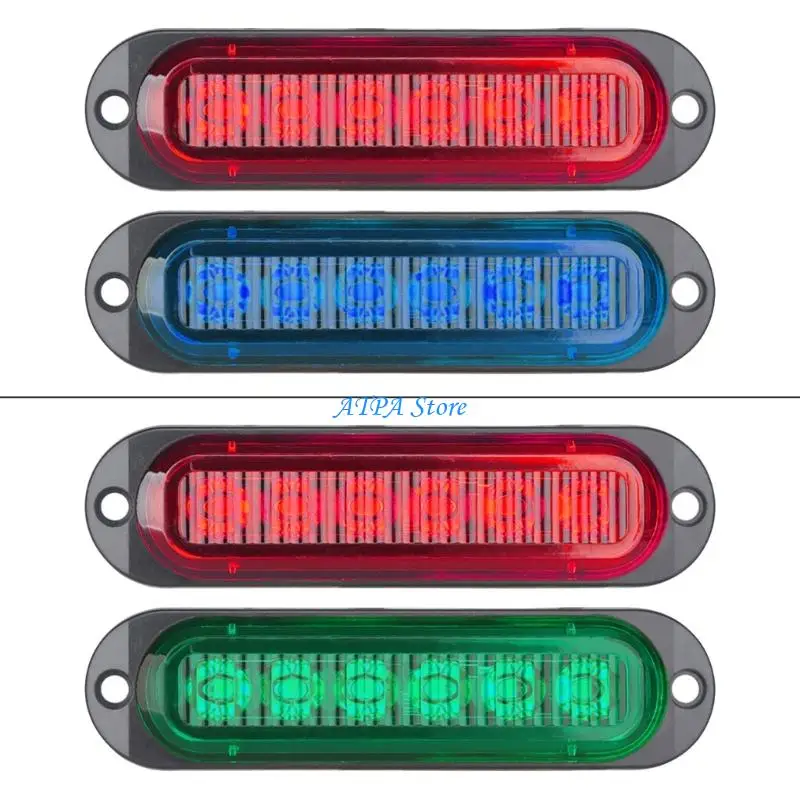 

U13C High Intensity LED Boat Light Navigation Lamp Red Blue Tones Corrosion Resistant Marine Navigation 1 Pair