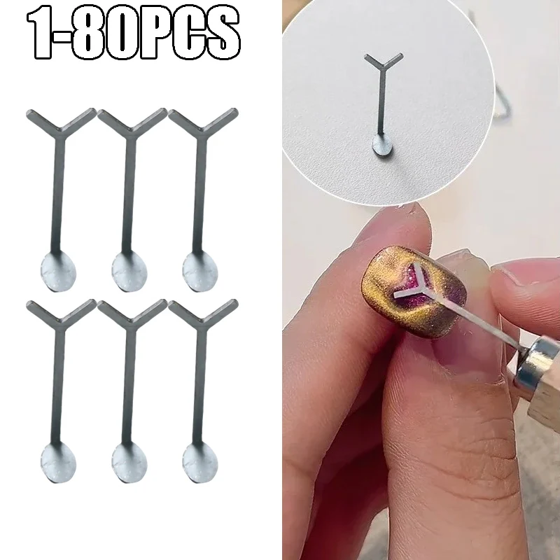 하트 모양의 자기 네일 도구 세트 매니큐어용 특수 U-핀 자석 폴란드어 지팡이가 포함된 혁신적인 고양이 눈 네일 아트 키트